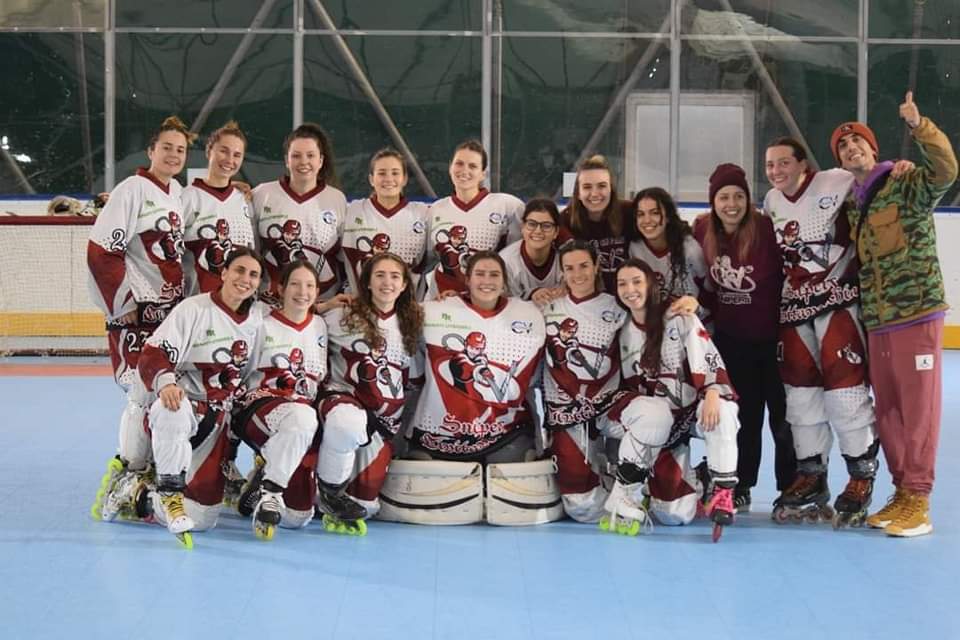 Hockey in line femminile: doppio successo per le Sniperine CRT